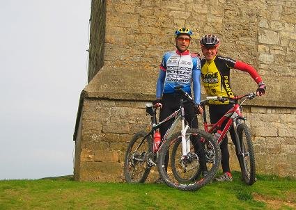 On top of Breedon Hill with Marcus