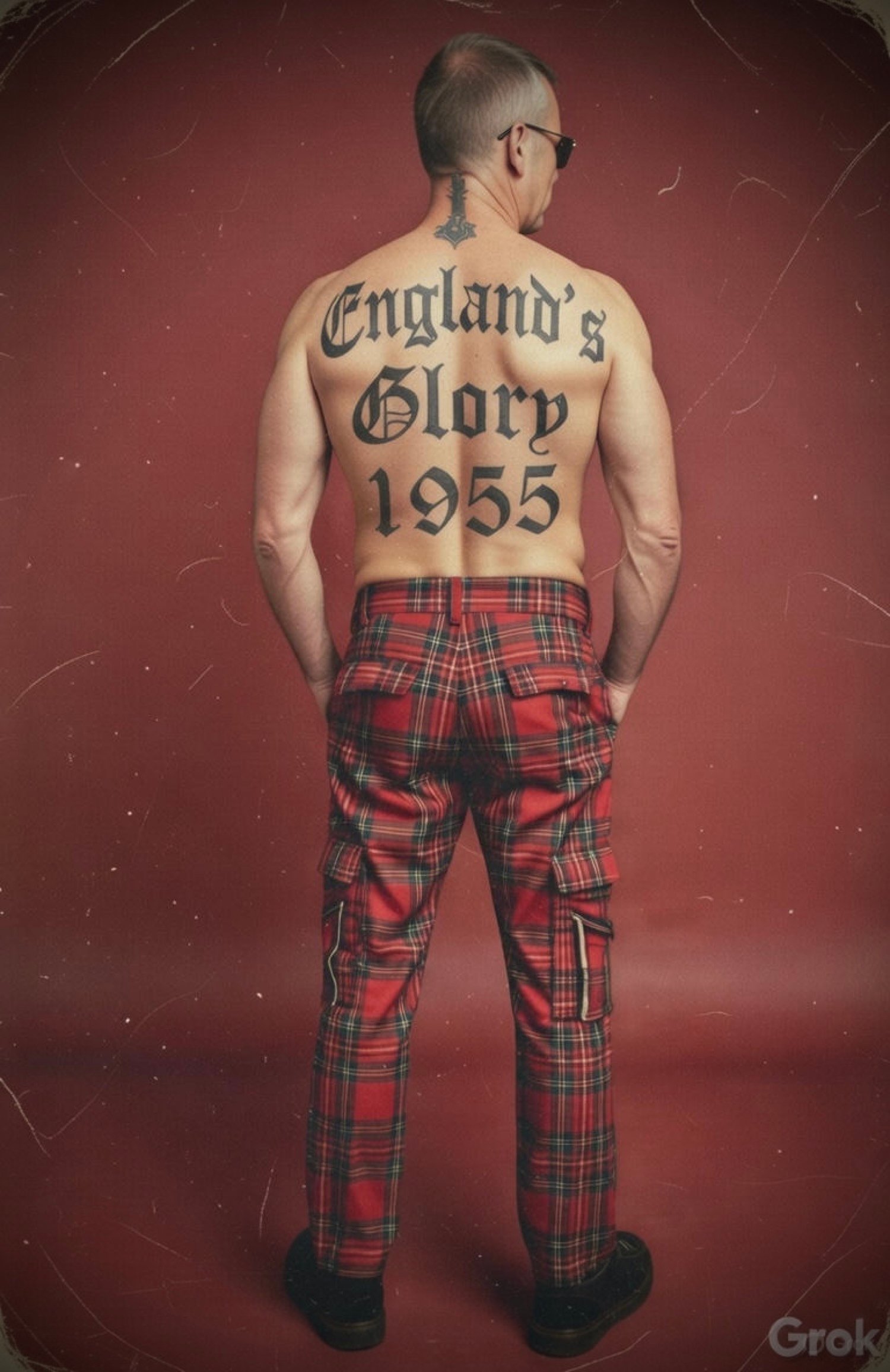 Full Back Tattoo - Englands Glory 1955