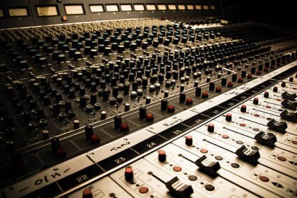 Mixing desk for working with AI stems