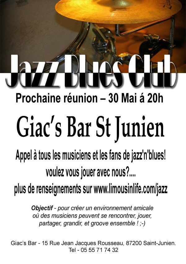 jazz club poster